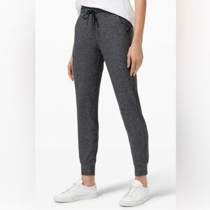 Lululemon high rise ready to rulu joggers pants gray